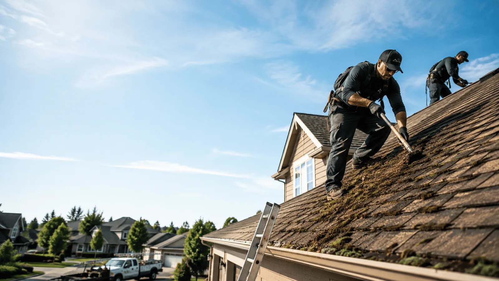 Roof Moss Removal in Wales, ND near me